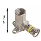 HENCO - CAPPELLOTTO - CPL2PG2004 TERMINALE C/STAFFA OTTONE X GAS 20X1/2