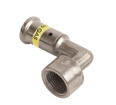 HENCO - CAPPELLOTTO - CPL6PG2005 GOMITO FEMMINA IN OTTONE PER GAS 20X3/4