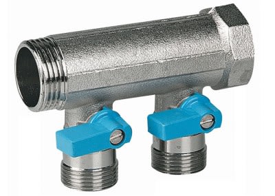 HENCO - CAPPELLOTTO - CPLVB060503BLAUW COLLETTORE C/VALV.SF. 1 X3XEK MAN. BLU