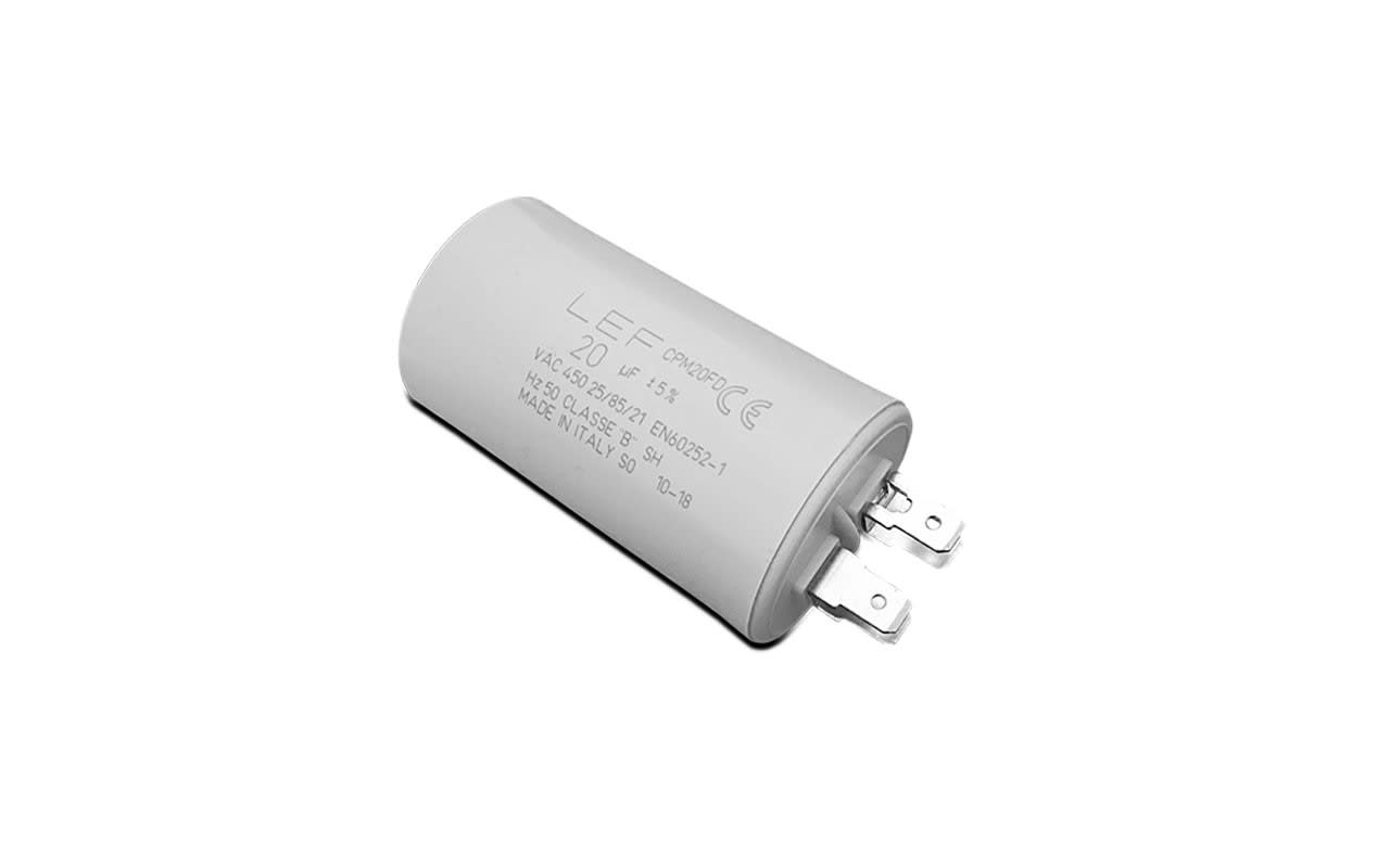 LEF LIGHTING SRL - LEFCPM60FD COND. PLAST. X MOTORE 450V 60UF 2 FASTON