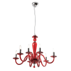 ROSSINI - RSSCRI001RU SOSPENSIONE IN VETRO RUBINO E14 IP20 84CM