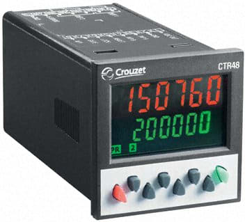 CROUZET - CRO87621225 MULTIFUNCTION COUNTER CTR48, MLCD, PNP/N