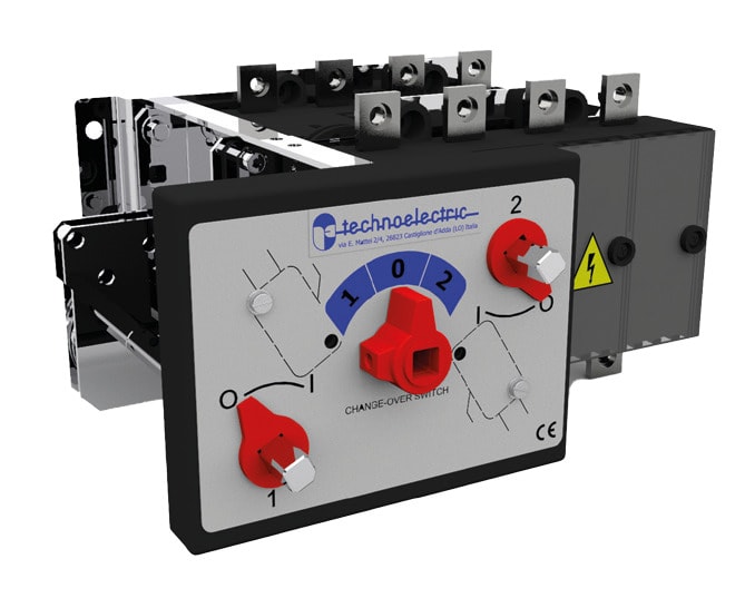 TECHNOELECTRIC SRL - TEH110148 COMMUTATORE SOVRAPPOSTO CON MANIGLIA BLO