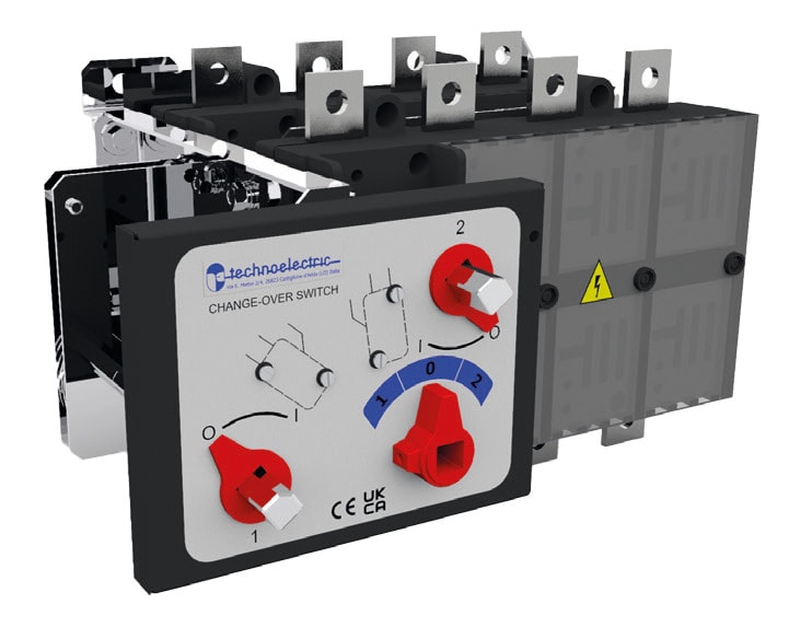 TECHNOELECTRIC SRL - TEH130018 COMMUTATORE SOVRAPPOSTO CON MANIGLIA BLO