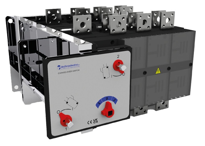 TECHNOELECTRIC SRL - TEH150108 COMMUTATORE SOVRAPPOSTO CON MANIGLIA BLO