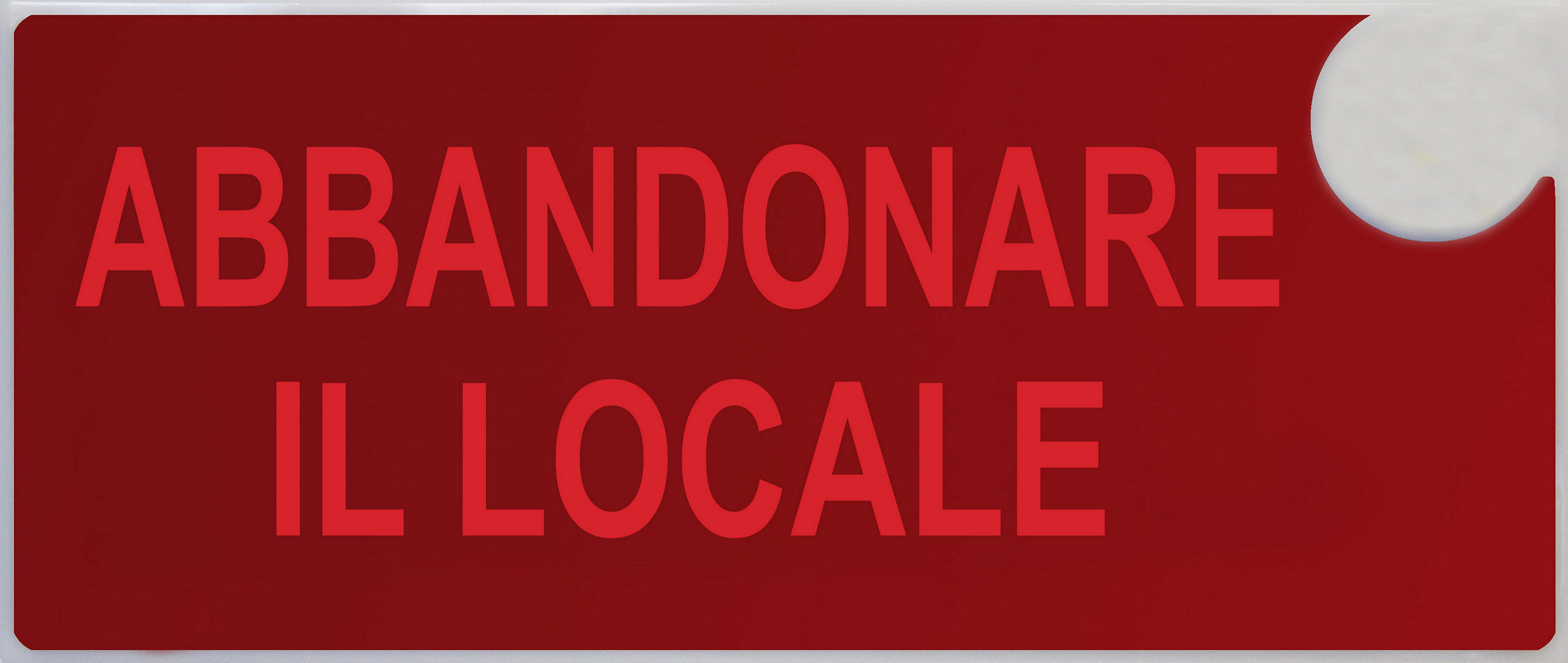 EATON - EAOCSA08587-2 DICITURA 5945 ABBANDONARE IL LOCALE