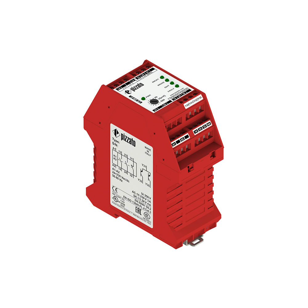 PIZZATO ELETTRICA - PZZCS AM-01VE01 MODULO DI SICUREZZA ALBERO FERMO 2NO 1N