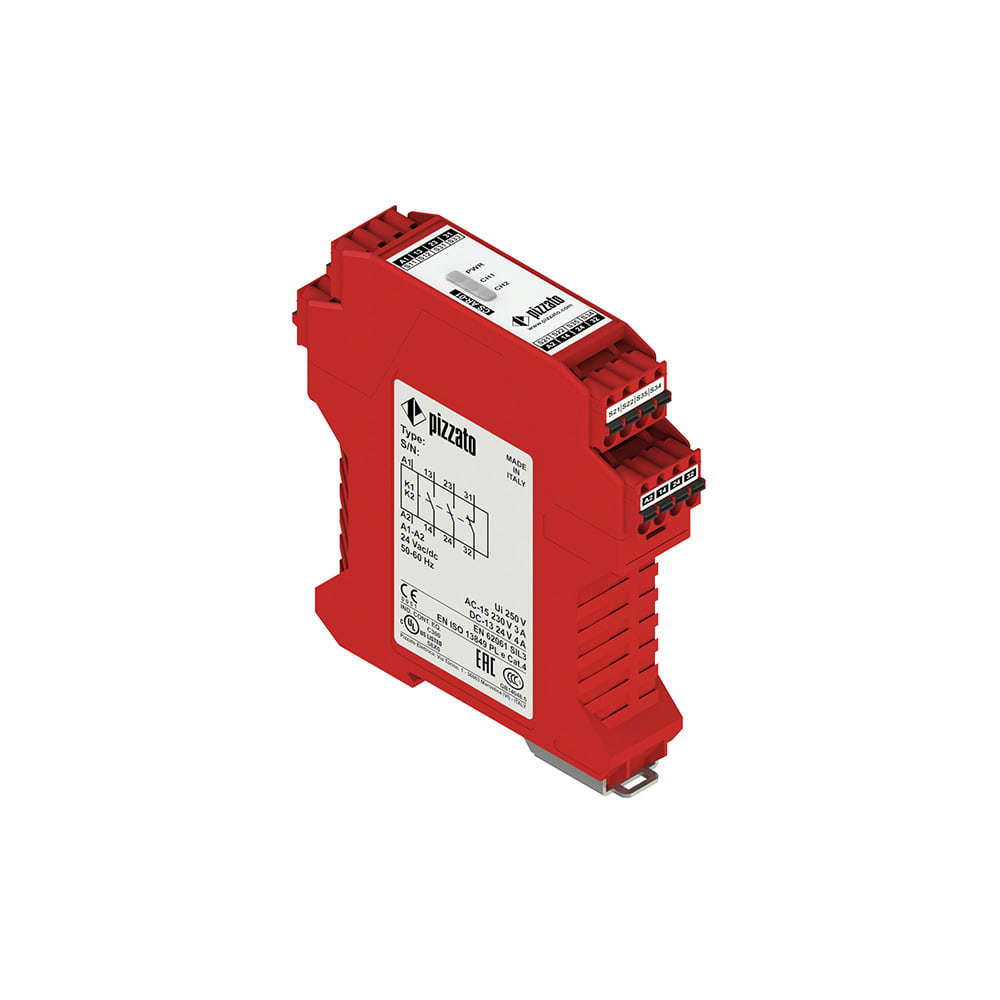 PIZZATO ELETTRICA - PZZCS AR-01XE02 MODULO DI SICUREZZA 2NO 1NC CATEGORIA 4