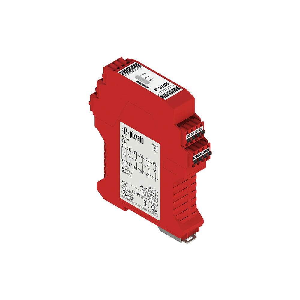 PIZZATO ELETTRICA - PZZCS AR-07X024 MODULO DI SICUREZZA 4NO 1NC CATEGORIA 4
