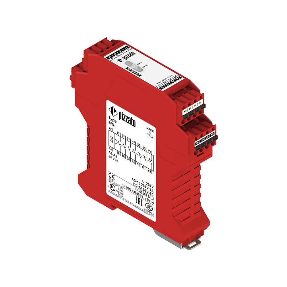 PIZZATO ELETTRICA - PZZCS ME-20VU24-TF1 MODULO DI ESPANSIONE 4NO 2NC TEMPORIZZAT