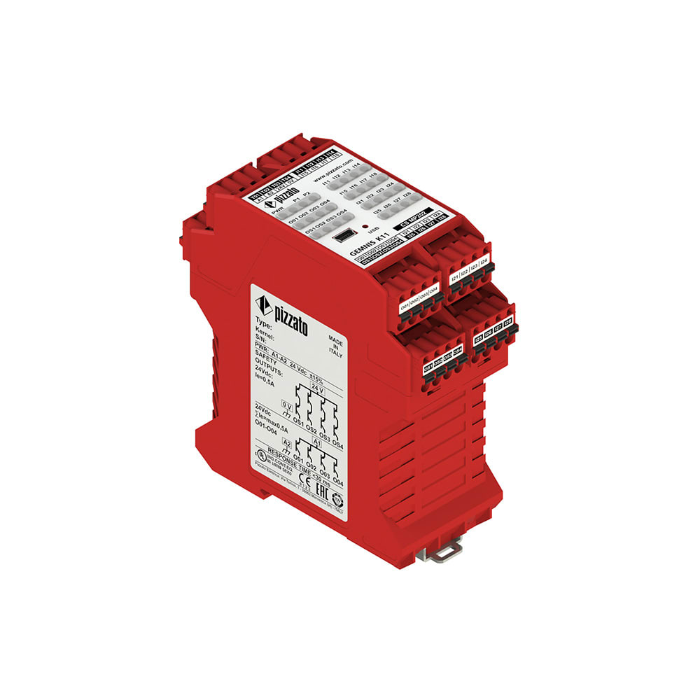 PIZZATO ELETTRICA - PZZCS MP202X0 MODULO DI SICUREZZA MULTIFUNZIONE PROGRA