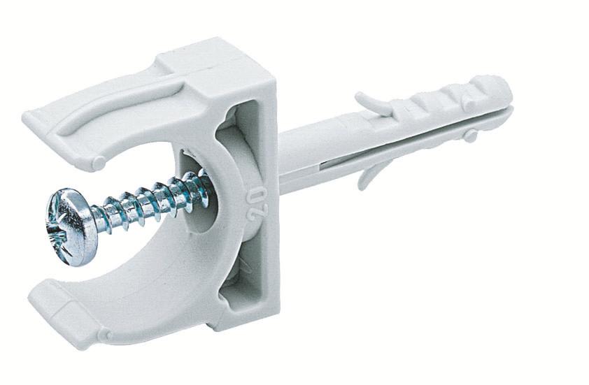 PM FLEX SRL - PMPCT25G CT CLIP A SCATTO, GRIGIO, 25 MM