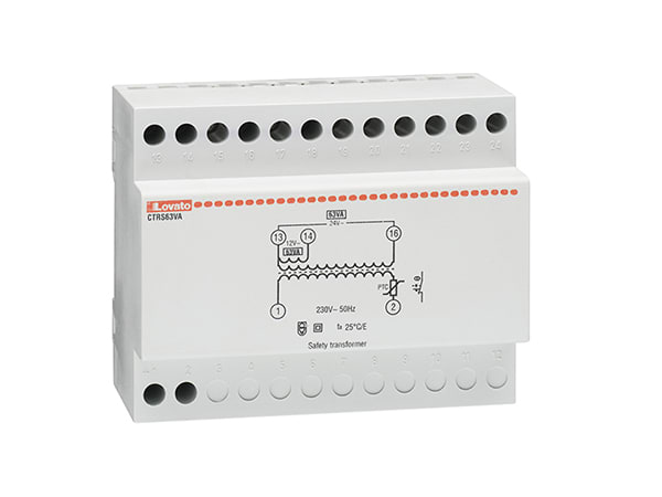 LOVATO - LOVCTRS63VA TRASF SICUREZZA 63VA (230VAC/12-24VAC)