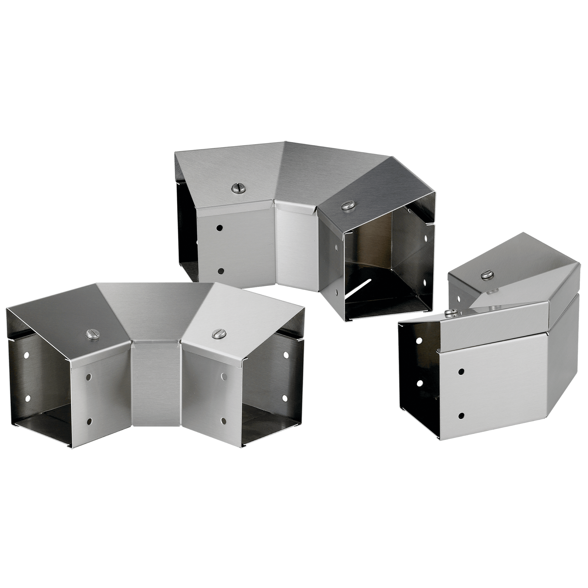 NVENT HOFFMAN - HOFCTS46EFCNT90SS Gomito a 90 gradi CT con profilo sup. incl. all'interno no ling., 4,00x6,00, spazzolato, SS304