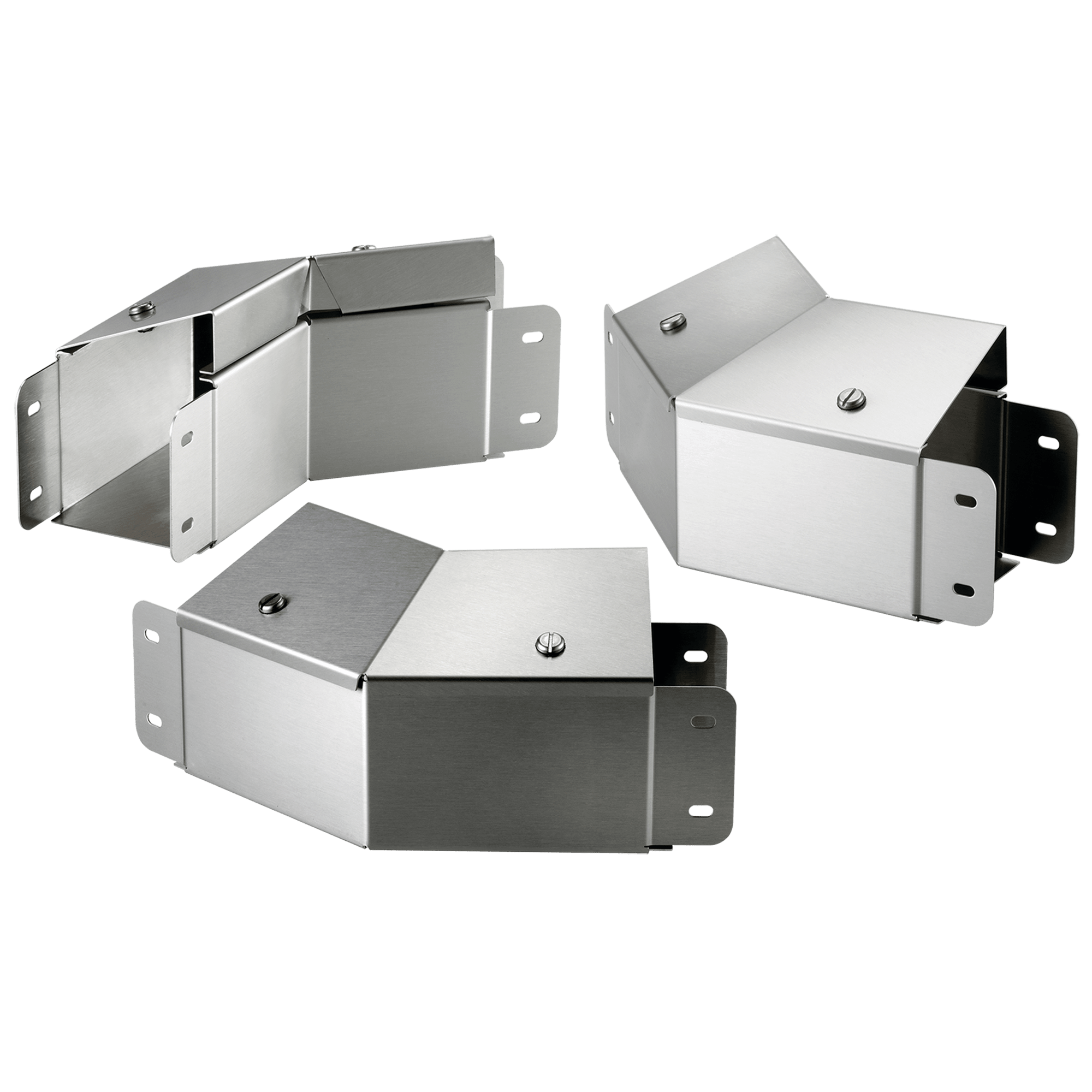 NVENT HOFFMAN - HOFCTS46EFCO45SS Gomito a 45 gradi Clean Tray con profilo superiore inclinato all'esterno, 4.00x6.00, spazzolato, SS304