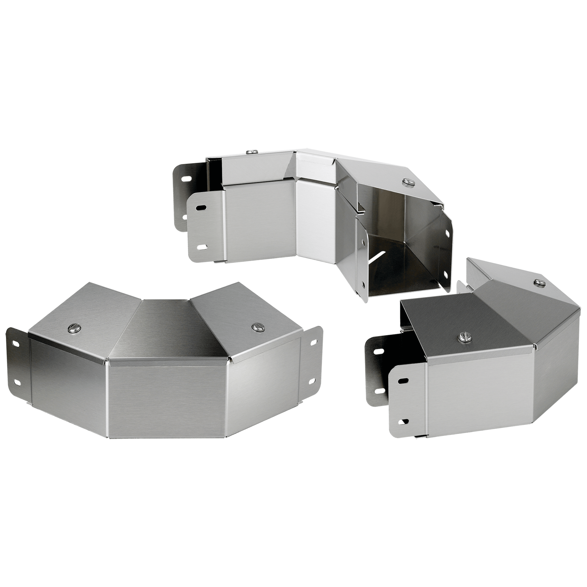 NVENT HOFFMAN - HOFCTS46EFCO90SS Gomito a 90 gradi CT con profilo sup. incl. all'esterno con ling., 4,00x6,00, spazzolato, SS304