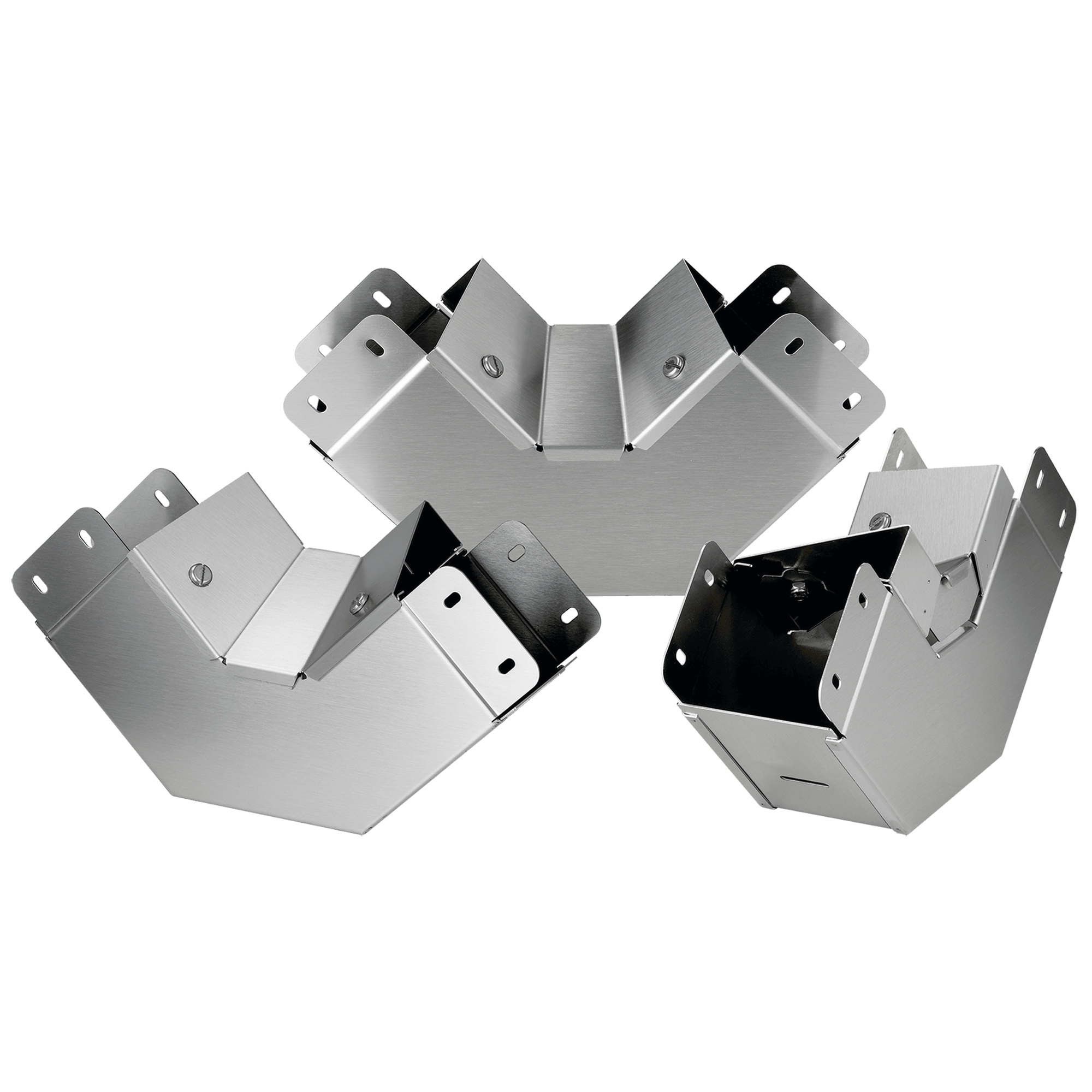 NVENT HOFFMAN - HOFCTS66EIC90SS Gomito a 90 gradi Clean Tray con profilo interno incl. 6,00x6,00, spazzolato, SS304