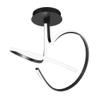 ROSSINI - RSSCUV002N PLAFONIERA NERA LED 39W IP20 3000K CRI80