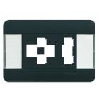 BTICINO - BTIC9803/TGR BTNET - PLACCA AUTOP 3P NERA KEYSTONE