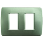 BTICINO - BTIC4803/2VM LUNA - PLACCA MODULO 503 2P VERDE METALL
