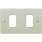 BTICINO - BTI503/2 MAGIC - PLACCA CON VITI A 2 POSTI OXIDAL