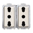 BTICINO - BTI5180/2 MAGIC - PRESA DUPLEX BIPASSO 2P+T 10/16A