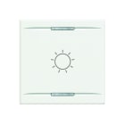 BTICINO - BTIHD4911M2BA AXOLUTE - COPRIT SIMB LUCE 2 MOD BIANCO