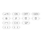 BTICINO - BTIN4916KIT LL - KIT SIMBOLOGIA AX BIANCO