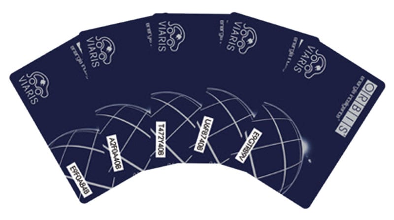 ORBIS - ORBOB940072 CARD RFID OI 5 PZ. VIARIS RFID