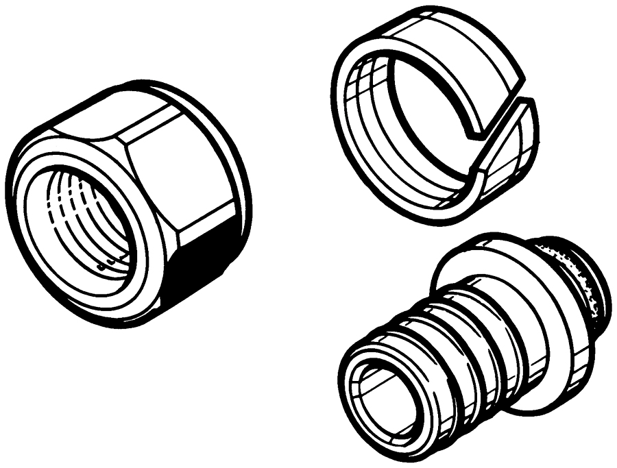 REHAU SPA - RE412005461001 RACCORDO A VITE 10
