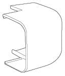 CANALPLAST - CANCONAE30M ANGOLO ESTERNO 30 MARRONE