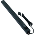 EXCEL - EXLD13-10F-EXL Excel Vertical PDU 10xUK Passive 13A UK