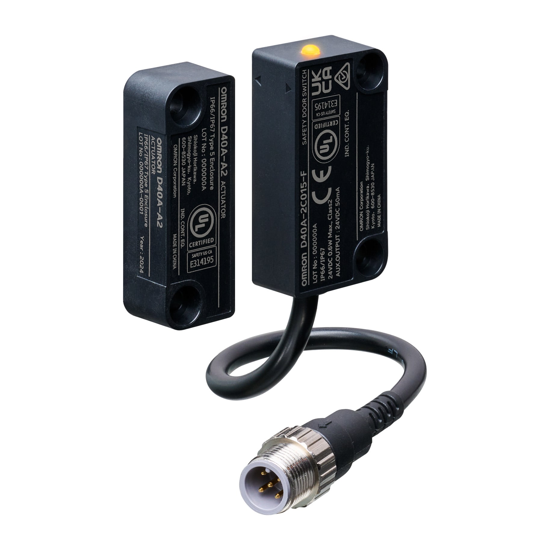 OMRON - OMRD40A2C015F INTERRUTTORE SPORTELLO DI SICUREZZA SENZ