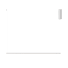 ROSSINI - RSSDAS105B SOSPENSIONE ORIZZONTALE BIANCA LED 26W IP20 3000K CRI90