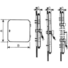 SCHNEIDER ELECTRIC - SNRNSYVA276MA Finestra in policarbonato IP65 78X130x25