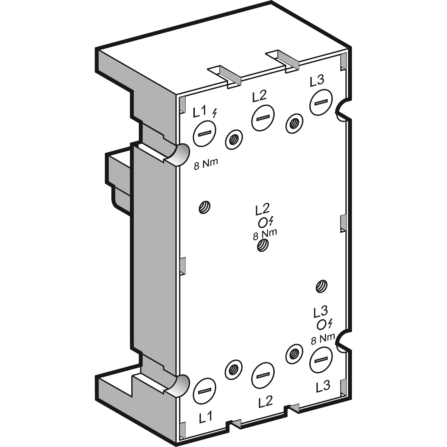 SCHNEIDER ELECTRIC - SNRLA9ZA32600 MOUNTING PLATE H-FRAME