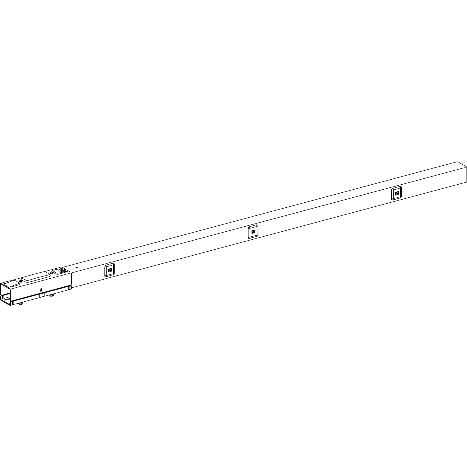 SCHNEIDER ELECTRIC - SNRKBB25ED4303TW ELEM RET 25A 4P 3M 3 DER T RAL9003