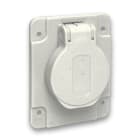 SCHNEIDER ELECTRIC - SNRPKS62G PRESA INC.SCHUKO 65X85 LAT.GRIGIA