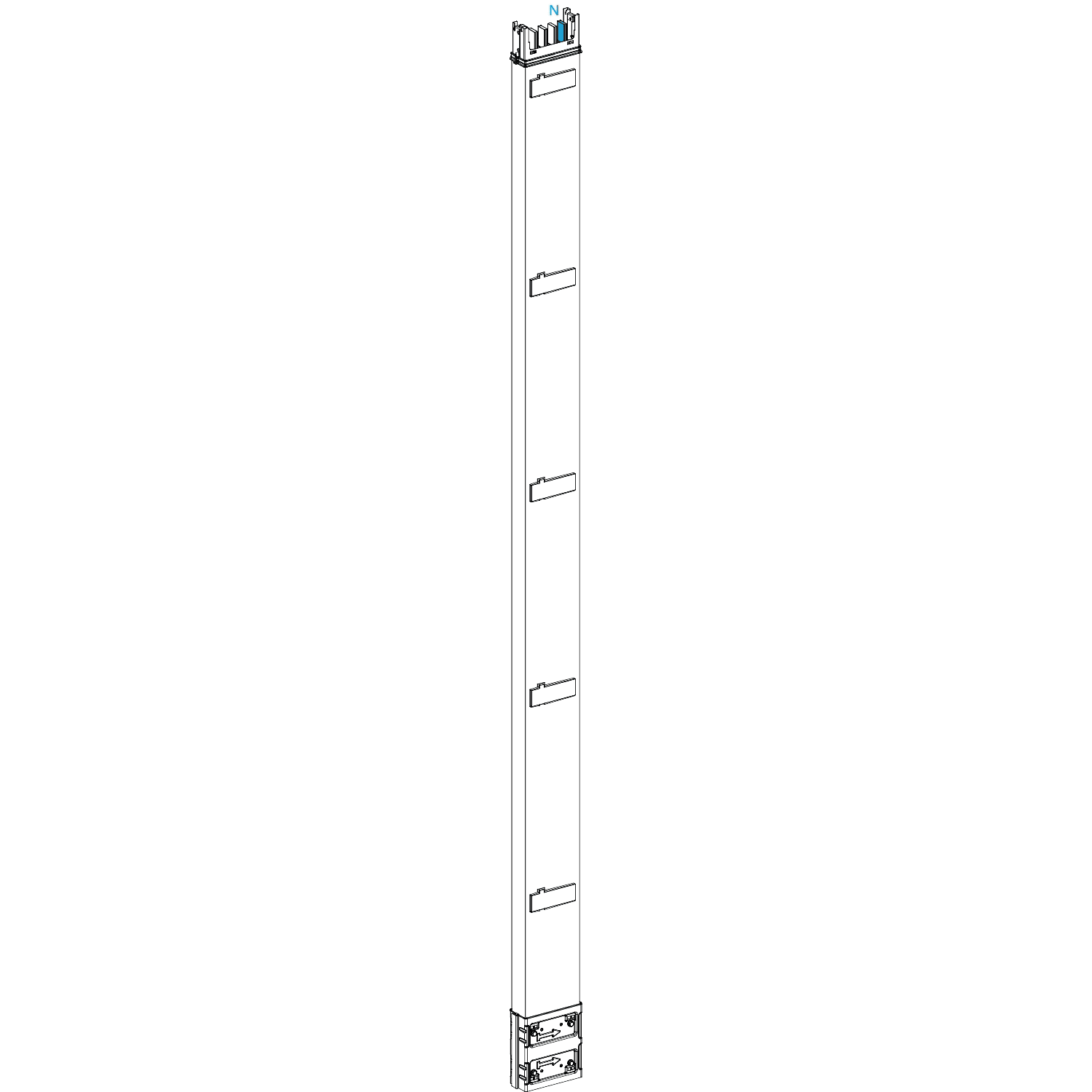 SCHNEIDER ELECTRIC - SNRKSA400EV4254 ELEM COL MON 400A 2,5M 4 DER