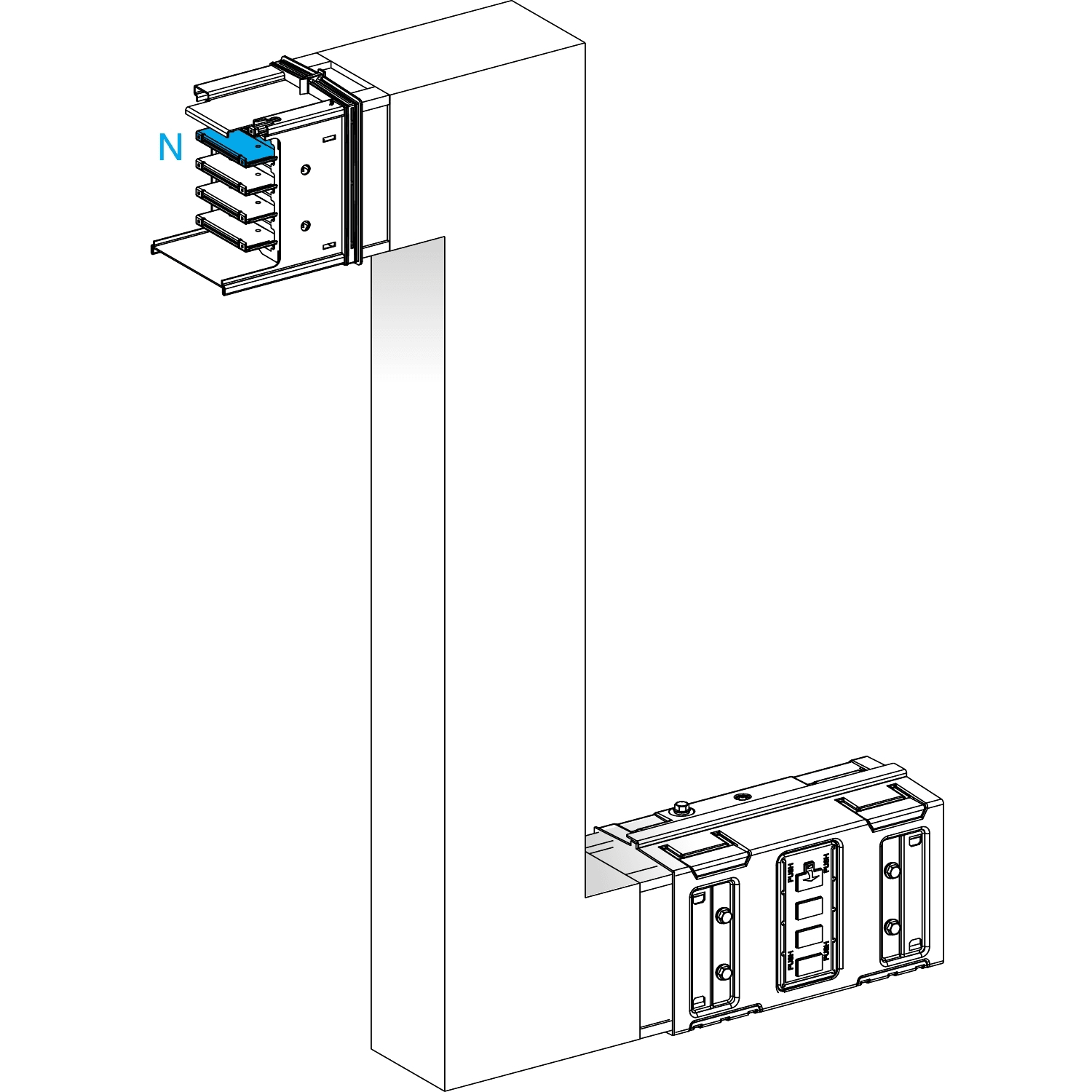 SCHNEIDER ELECTRIC - SNRKSA1000DZE41A ZETA VERT. 4P 1000A