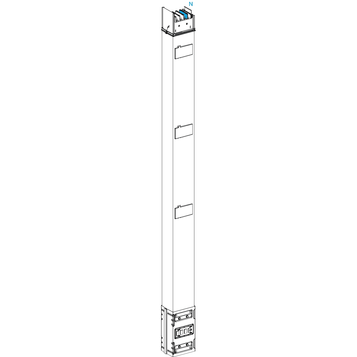 SCHNEIDER ELECTRIC - SNRKSA800EV4203 EL COL MON 800A 4P 2M 3 DER