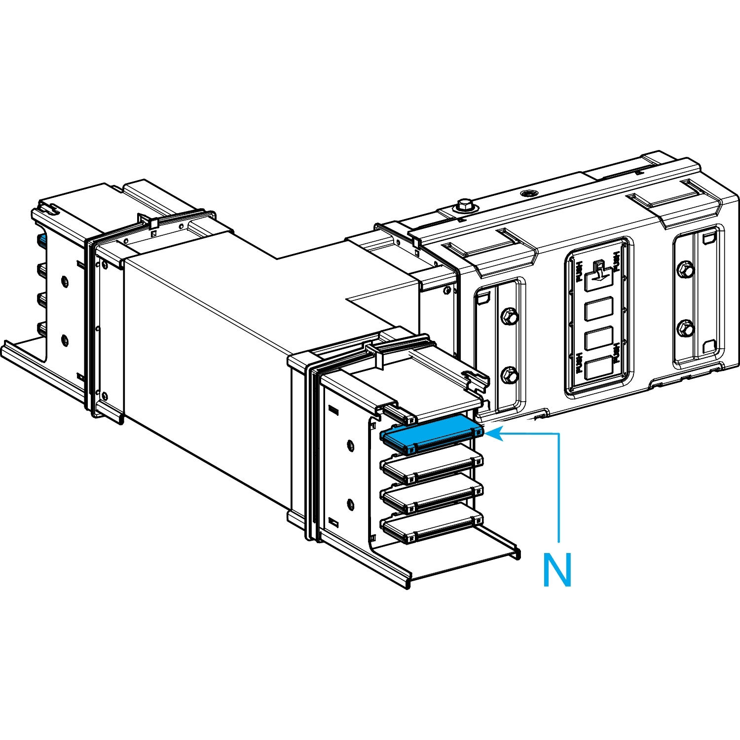 SCHNEIDER ELECTRIC - SNRKSA630DTC40 ELEMENTO A T 4P 630A