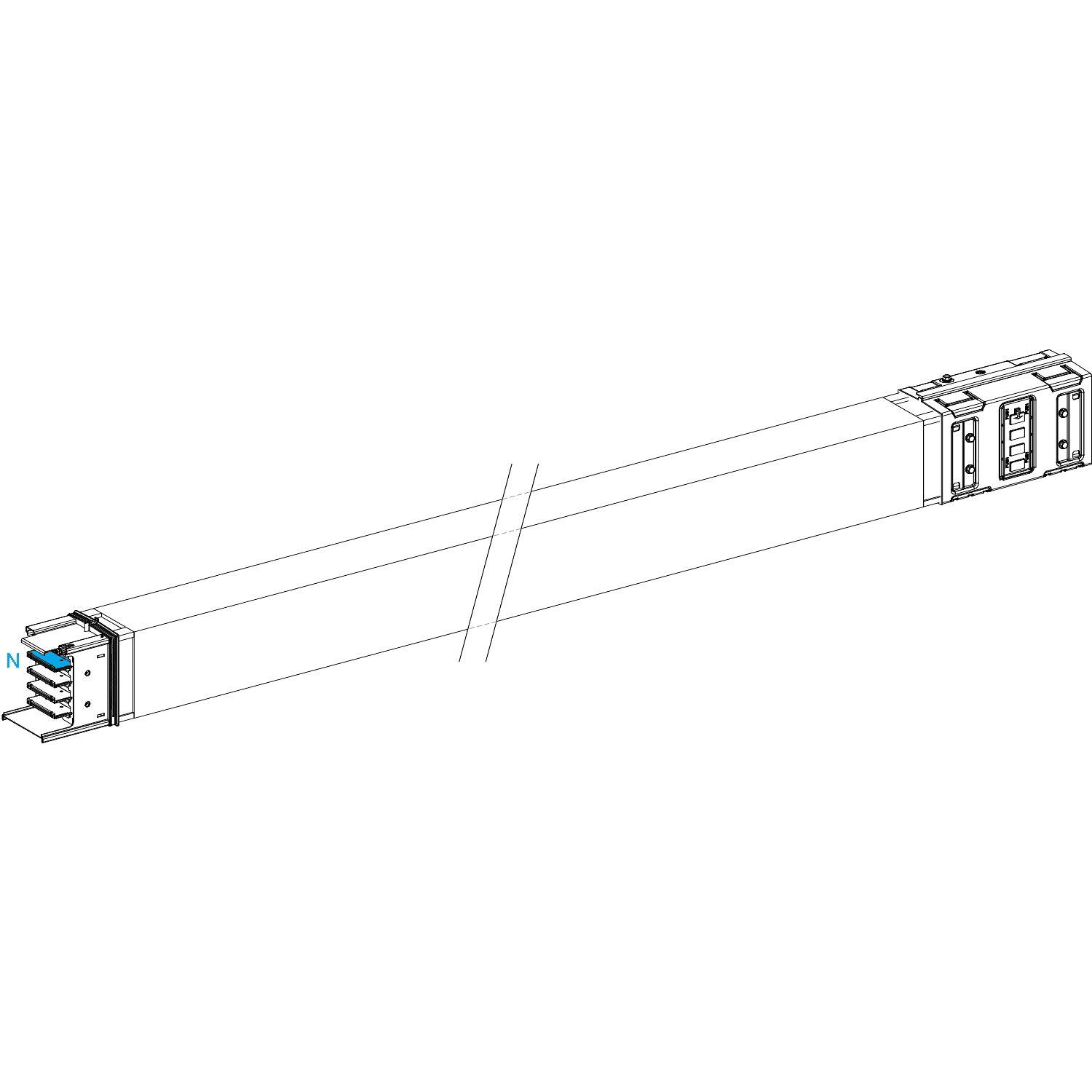 SCHNEIDER ELECTRIC - SNRKSA630ET450 EL. RETT. 500/630A 4P 5M TRASP