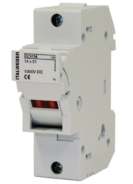 ITALWEBER SPA - ITW2412051D PORTAF SEZ. 2P 14X51 1000VDC LED