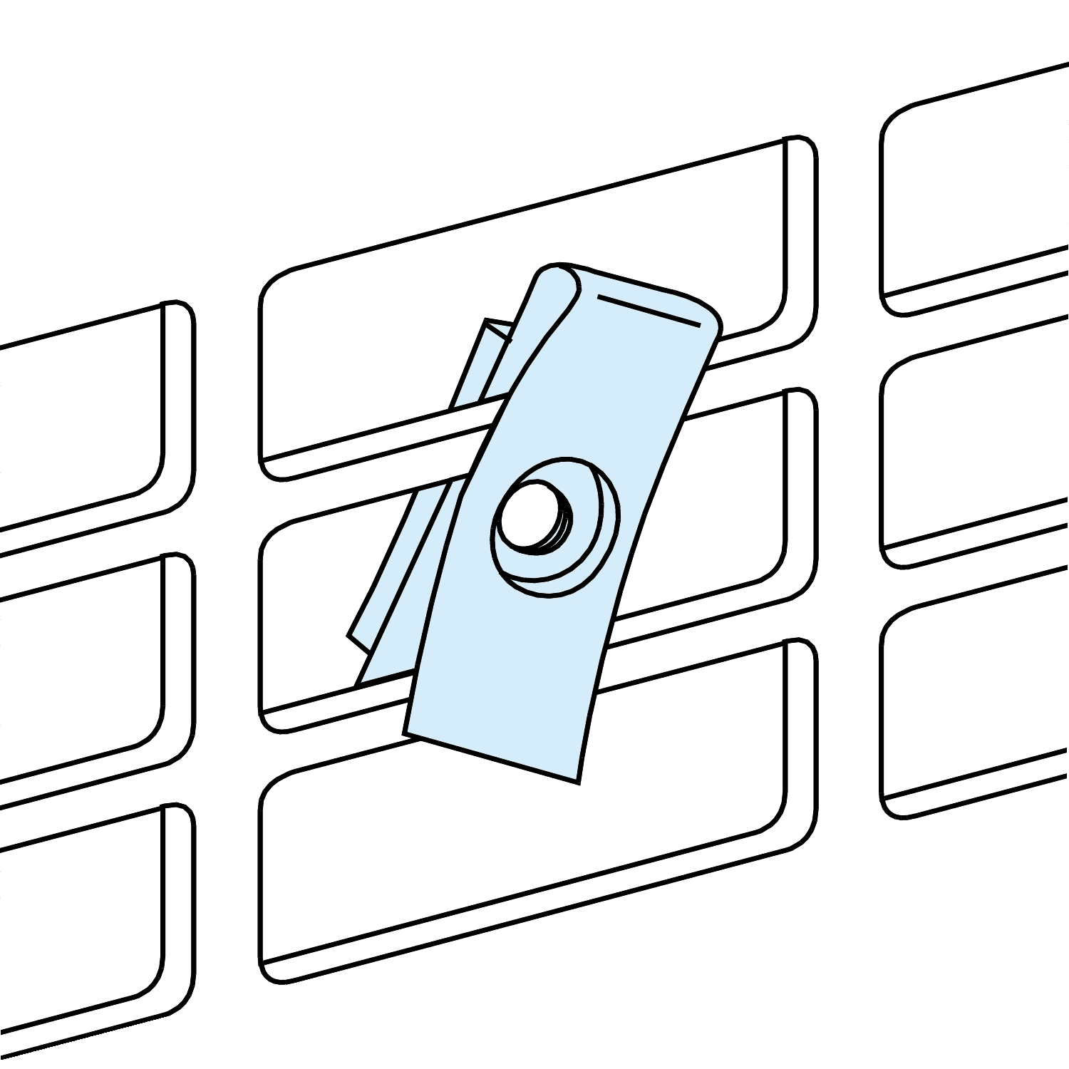 SCHNEIDER ELECTRIC - SNRLVS03181 20 DADI/PIASTRA DI FONDO PREF.M5