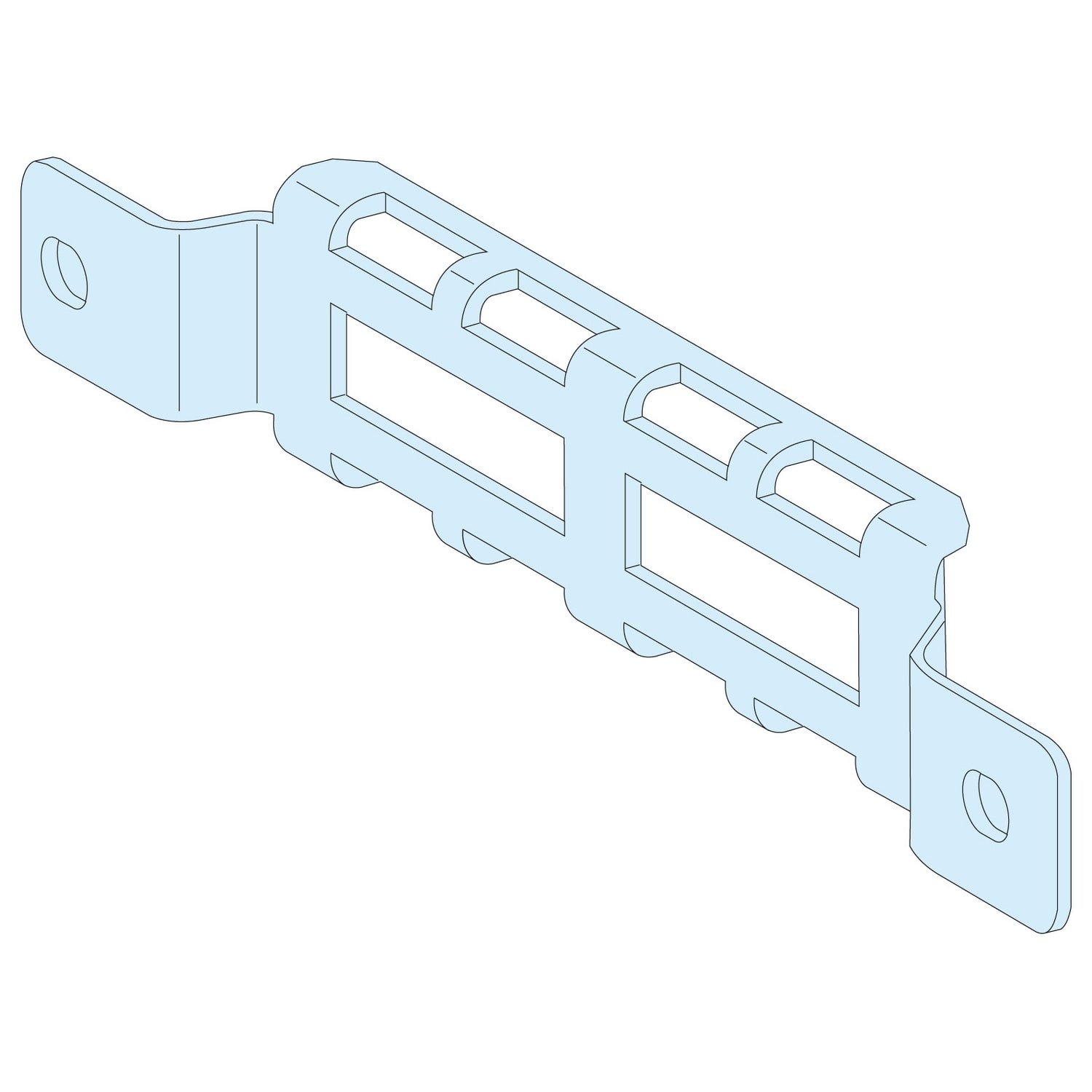 SCHNEIDER ELECTRIC - SNRLVS08794 4 ADATT.SUPPORTI AMARRAGGIO CAVI P400