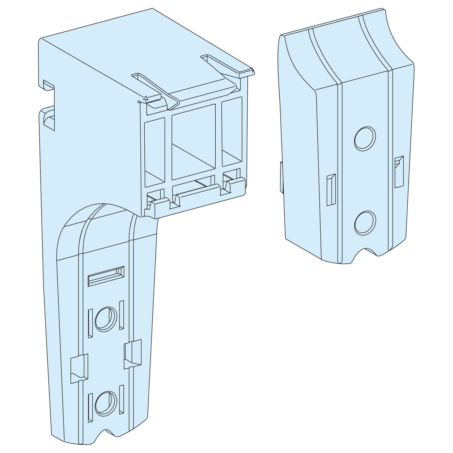 SCHNEIDER ELECTRIC - SNRLVS04256 10 SUPPORTI REGOLABILI PER CANALINE H