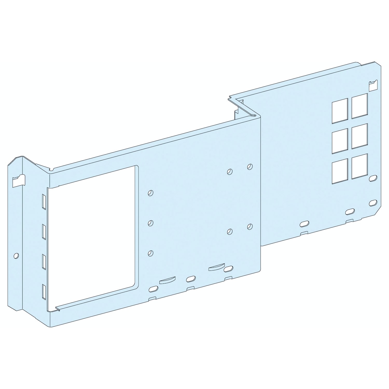 SCHNEIDER ELECTRIC - SNRLVS03030 PIASTRA DI FONDO NS-INS250 H FISSO/DIR