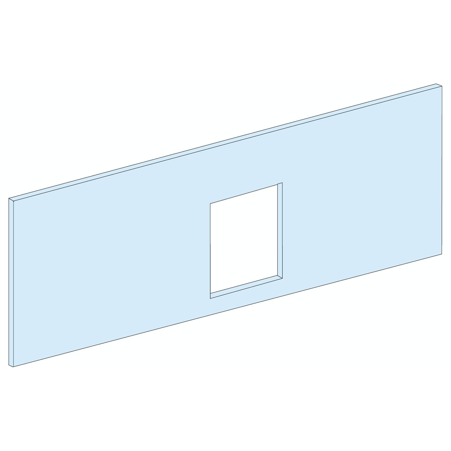 SCHNEIDER ELECTRIC - SNRLVS03292 PIASTRA FRONT. NSX160/250 VIGI FIX DIR
