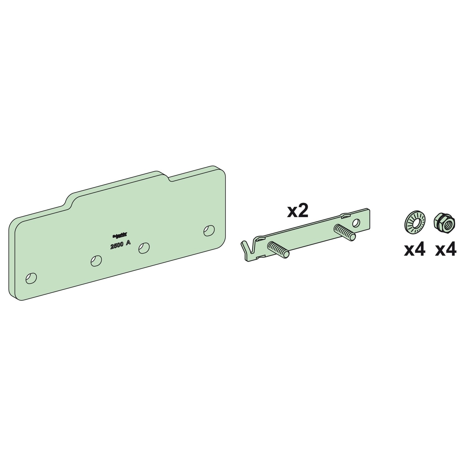 SCHNEIDER ELECTRIC - SNRLVS04621 CONN. H/H LINERGY 2000/2500A
